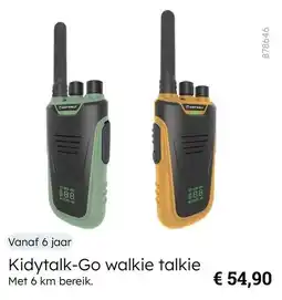 Multi bazar Kidytalk-Go walkie talkie aanbieding