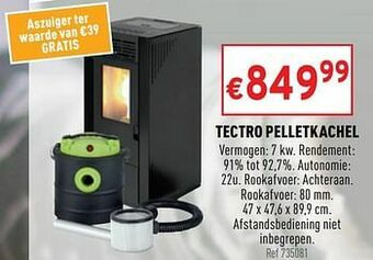 Tectro pelletkachel