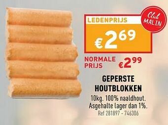 Trafic Geperste houtblokken aanbieding