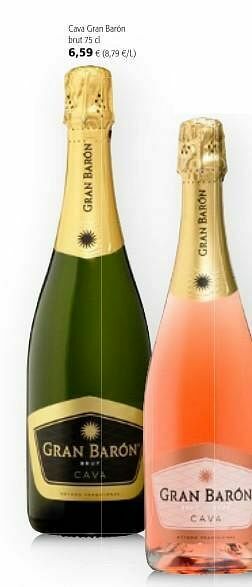 Colruyt Cava gran barón brut aanbieding