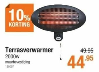 Cevo Terrasverwarmer 2000w aanbieding