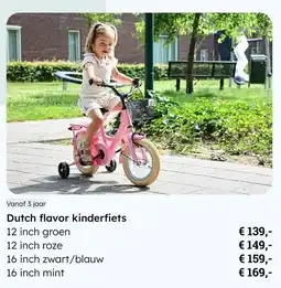 Multi bazar Dutch flavor kinderfiets aanbieding