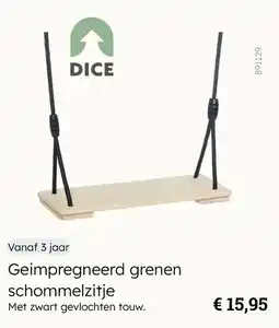 Multi bazar Geimpregneerd grenen schommelzitje aanbieding