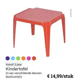 Multi bazar Kindertafel aanbieding