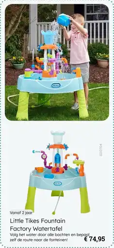 Multi bazar Little Tikes Fountain Factory Watertafel aanbieding