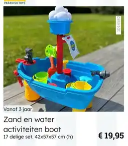 Multi bazar Zand en water activiteiten boot aanbieding
