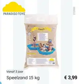 Multi bazar Paradiso toys Speelzand 15 kg aanbieding