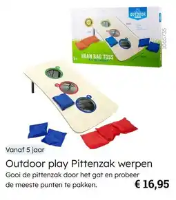 Multi bazar Outdoor play Pittenzak werpen aanbieding