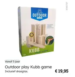 Multi bazar Outdoor play Kubb game aanbieding
