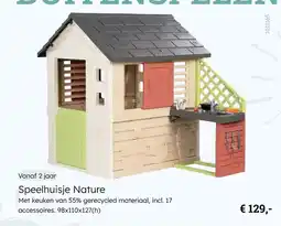 Multi bazar Smoby Speelhuisje Nature aanbieding
