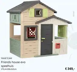 Multi bazar Smoby Friends house evo speelhuis aanbieding