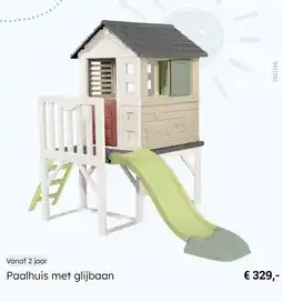 Multi bazar Paalhuis met glijbaan aanbieding