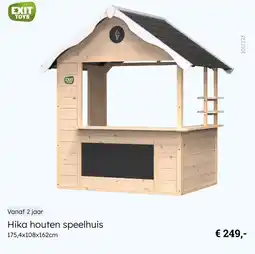 Multi bazar Hika houten speelhuis aanbieding