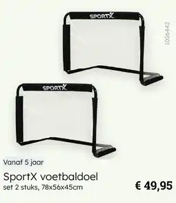 Multi bazar SportX voetbaldoel aanbieding