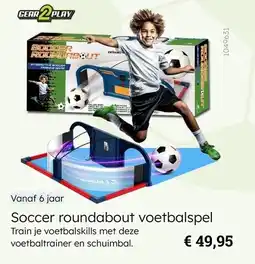 Multi bazar Soccer roundabout voetbalspel aanbieding