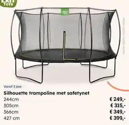 Multi bazar Silhouette trampoline met safetynet aanbieding