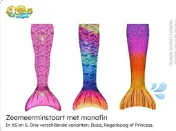 Multi bazar Zeemeerminstaart met monofin aanbieding