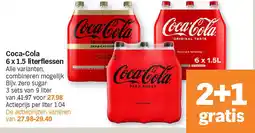 Albert Heijn Coca-Cola 6 x 1.5 literflessen aanbieding
