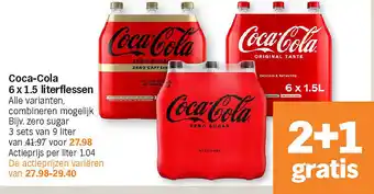 Albert Heijn Coca-Cola 6 x 1.5 literflessen aanbieding