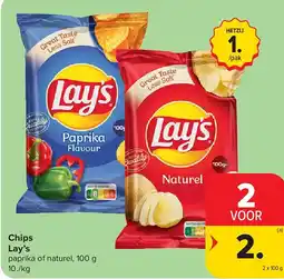 Carrefour Chips Lay’s aanbieding