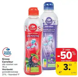 Carrefour Siroop Carrefour aanbieding