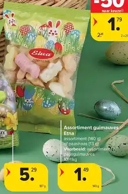 Carrefour Assortiment guimauves Etna aanbieding