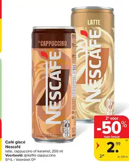 Carrefour Café glacé Nescafé aanbieding