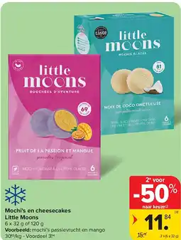 Carrefour Mochi’s en cheesecakes Little Moons aanbieding