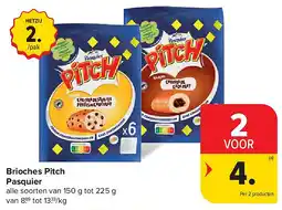Carrefour Brioches Pitch Pasquier aanbieding
