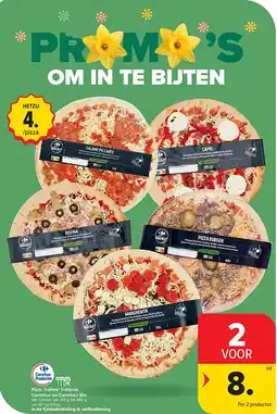 Carrefour Pizza Traiteur Trattoria Carrefour en Carrefour Bio aanbieding