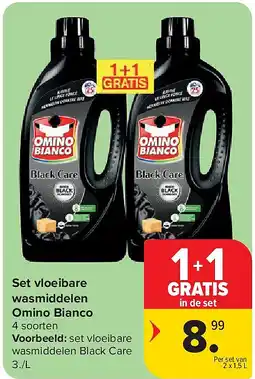 Carrefour Set vloeibare wasmiddelen Omino Bianco aanbieding