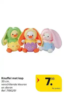Carrefour Knuffel met kap aanbieding