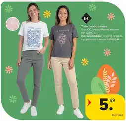 Carrefour T-shirt voor dames aanbieding