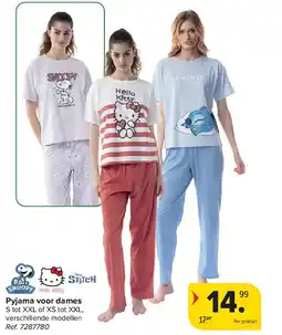 Carrefour Pyjama voor dames aanbieding