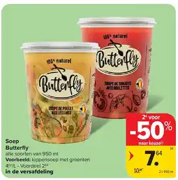 Carrefour Soep Butterfly aanbieding