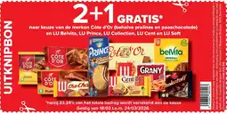 Carrefour LU Belvita, LU Prince, LU Collection, LU Cent en LU Soft aanbieding