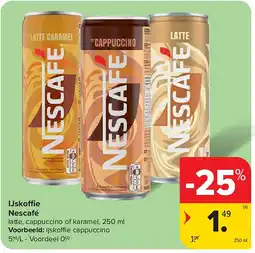 Carrefour IJskoffie Nescafé aanbieding