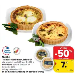 Carrefour Quiche Traiteur Gourmet Carrefour aanbieding