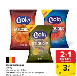 Carrefour Chips Explosions Croky aanbieding
