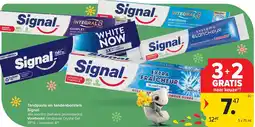 Carrefour Tandpasta en tandenborstels Signal aanbieding