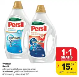 Carrefour Wasgel Persil aanbieding