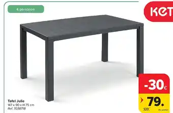 Tafel Julie