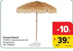 Carrefour Parasol Hawaï aanbieding
