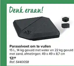 Carrefour Parasolvoet om te vullen aanbieding