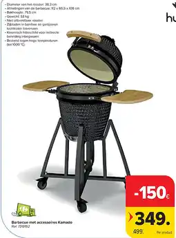 Carrefour Barbecue met accessoires Kamado aanbieding