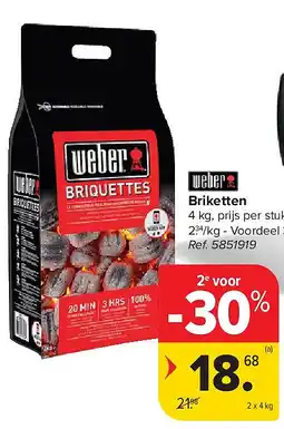 Carrefour Briketten aanbieding