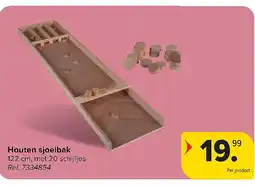 Carrefour Houten sjoelbak aanbieding