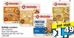 Albert Heijn Bolletje crackers aanbieding