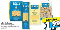 Albert Heijn Alle De Cecco aanbieding