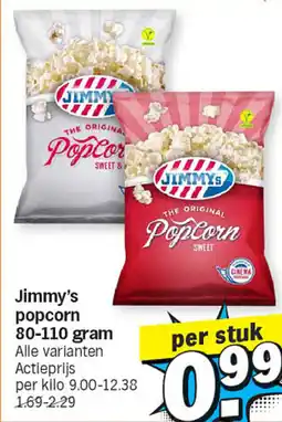 Albert Heijn Jimmy's popcorn aanbieding